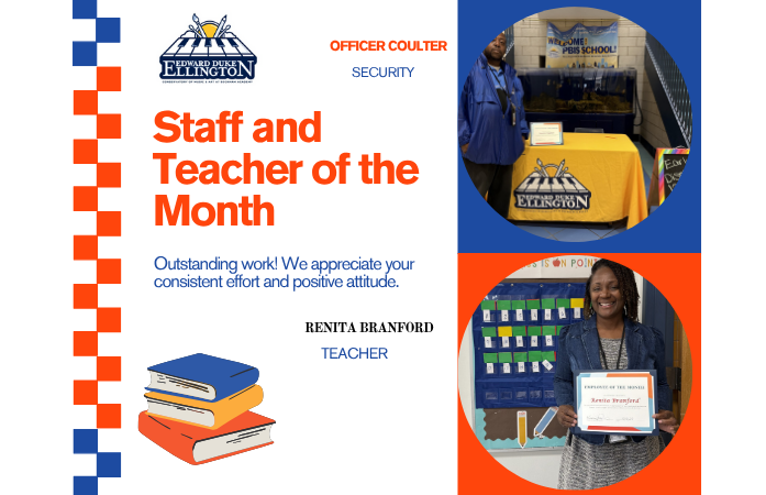  Staff and teacher of the month